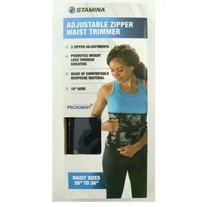 Nwt Stamina Adjustable Zipper Waist Trimmer